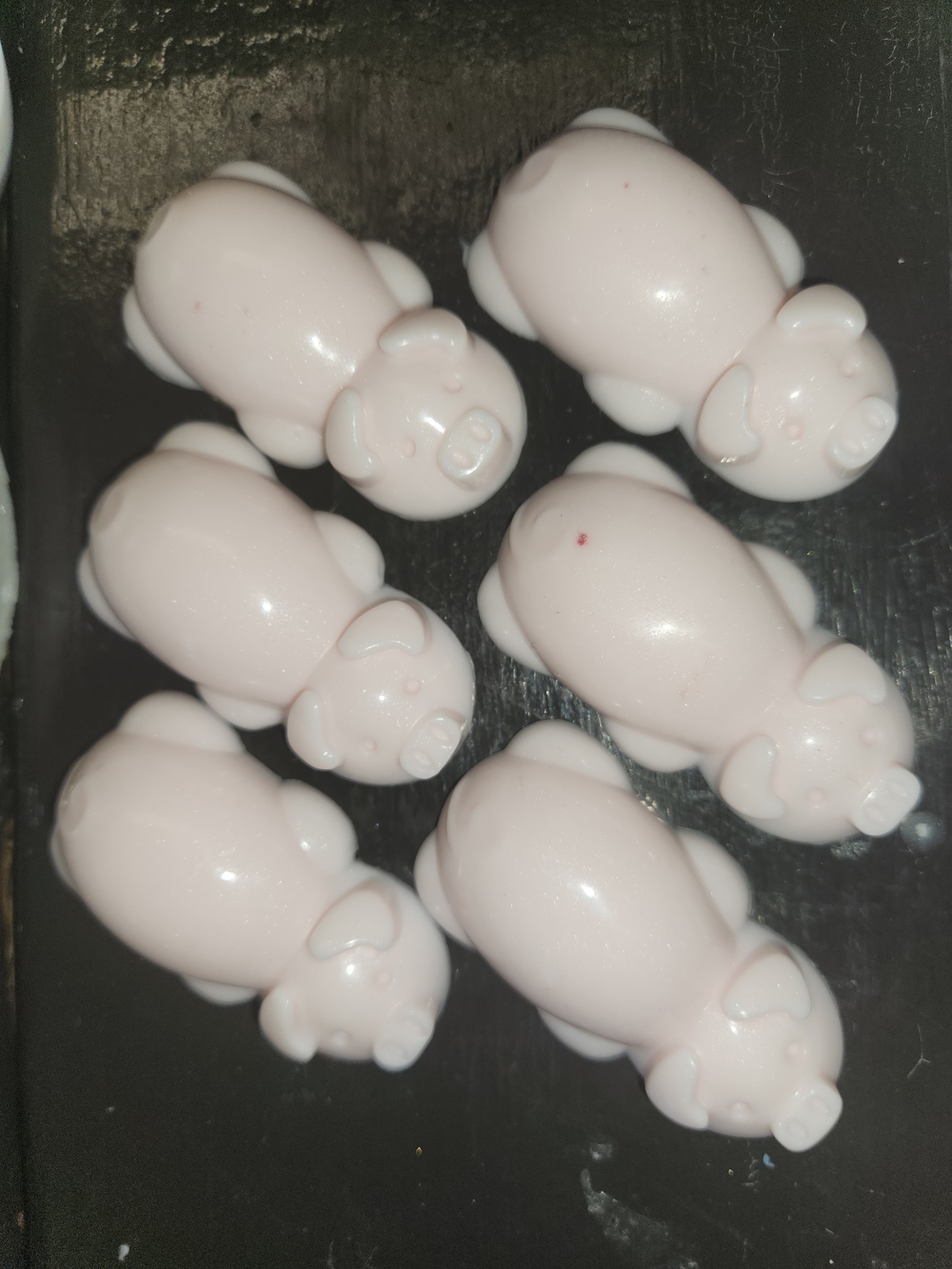 Homemade Soap Pig Shaped Diffrent Scents.